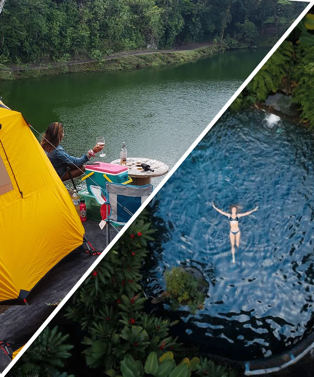 Camping Night + Hot Springs (per person)